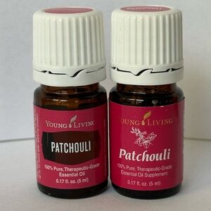 MAKE AN OFFER - NEW 5ml Bottles of Patchouli - Young Living - 2 bottle bundle